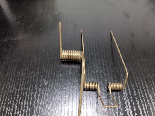 quality Straight End Type Small Torsion Springs Steel Construction High Precision factory