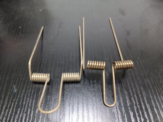 Good price Stainless Steel Double Coil Torsion Spring OEM Industrial Use Spiral Twisting Spring online