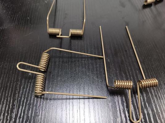 Good price Precision Stainless Steel Double Torsion Spring Customized Color For Instruments online